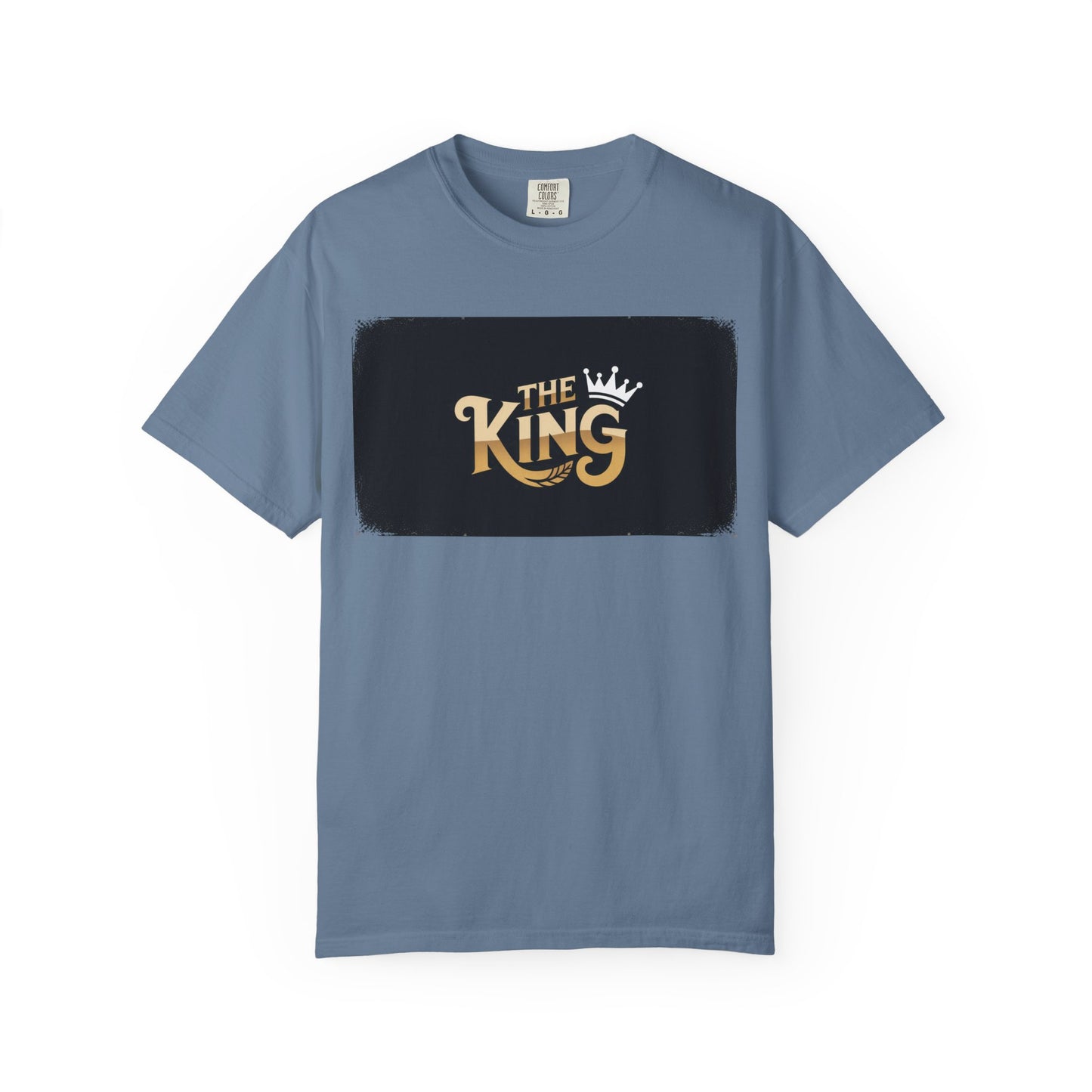 The King Garment-Dyed Unisex T-Shirt - Perfect for Father's Day, Birthdays, Casual Wear, Gifts for Him, Regal Style