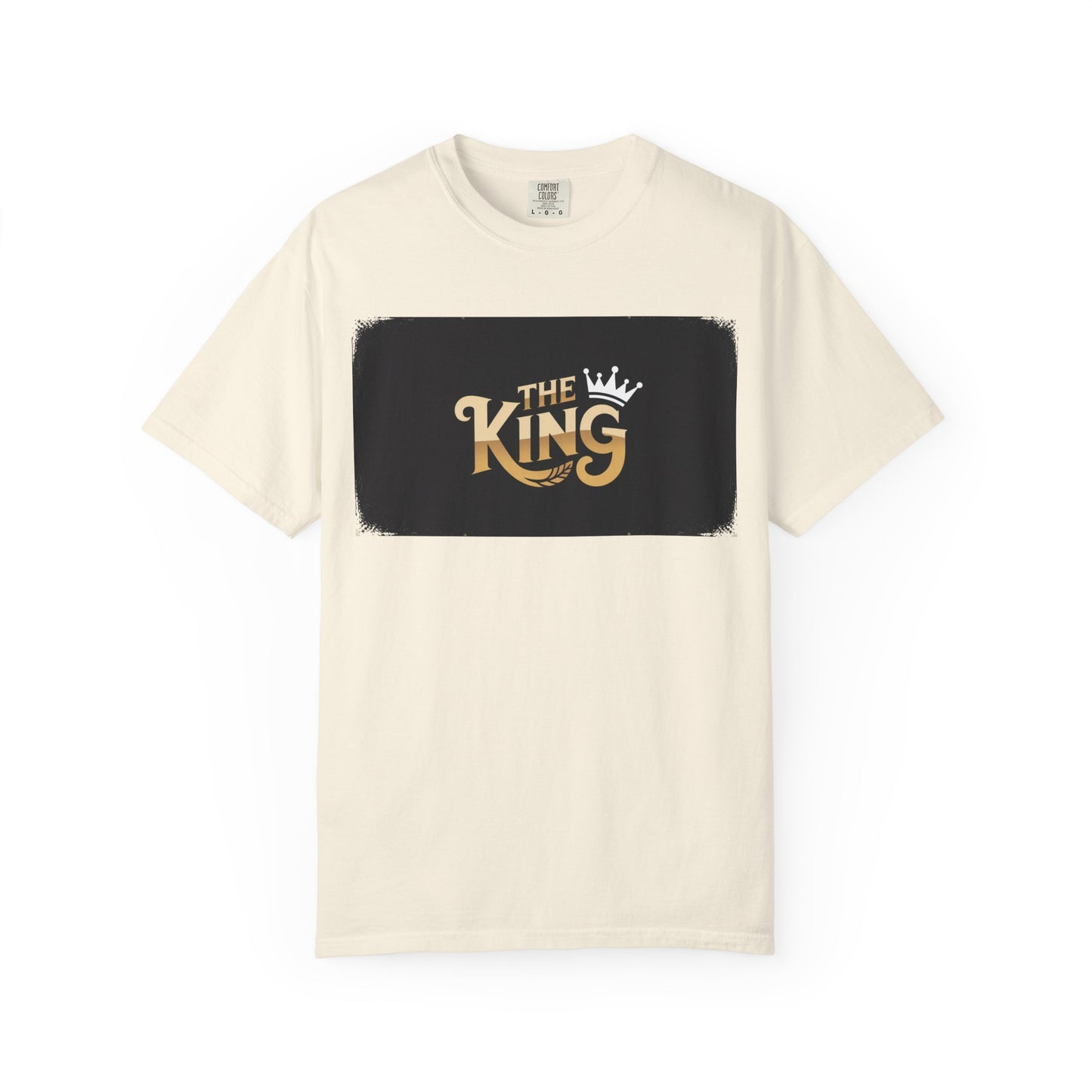 The King Garment-Dyed Unisex T-Shirt - Perfect for Father's Day, Birthdays, Casual Wear, Gifts for Him, Regal Style
