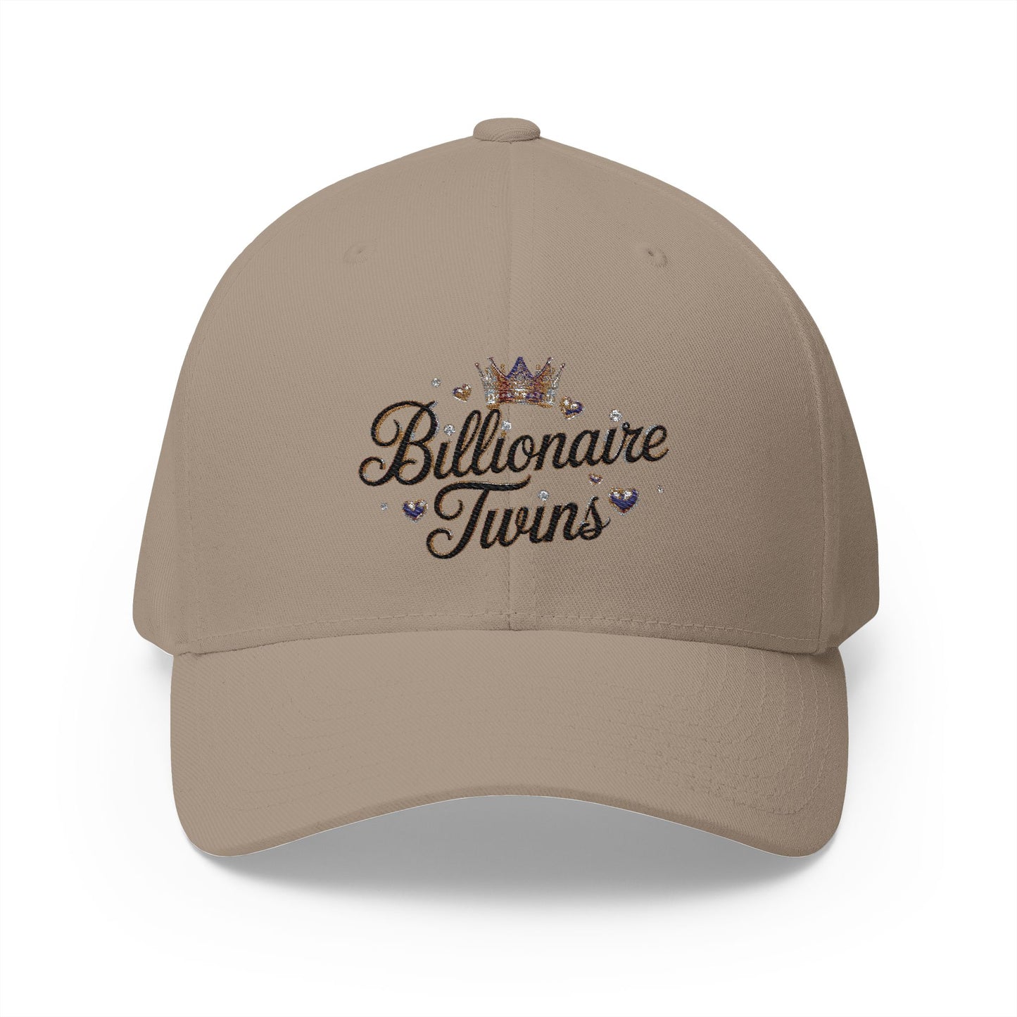 Billionaire Twins Embroidered Cap, Trendy Hat for Twins, Adjustable Closure, Gift for Siblings, Fashionable Accessory