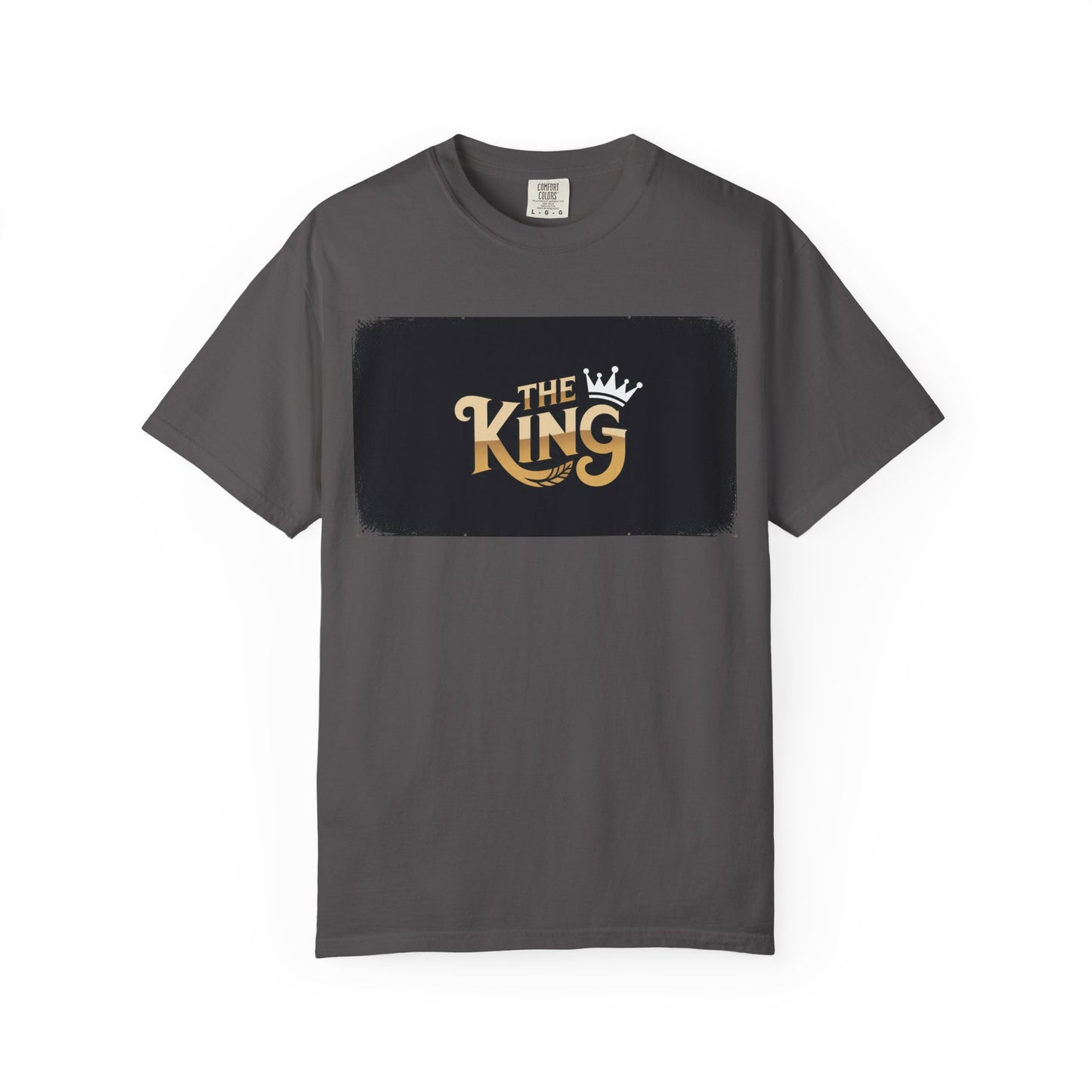 The King Garment-Dyed Unisex T-Shirt - Perfect for Father's Day, Birthdays, Casual Wear, Gifts for Him, Regal Style