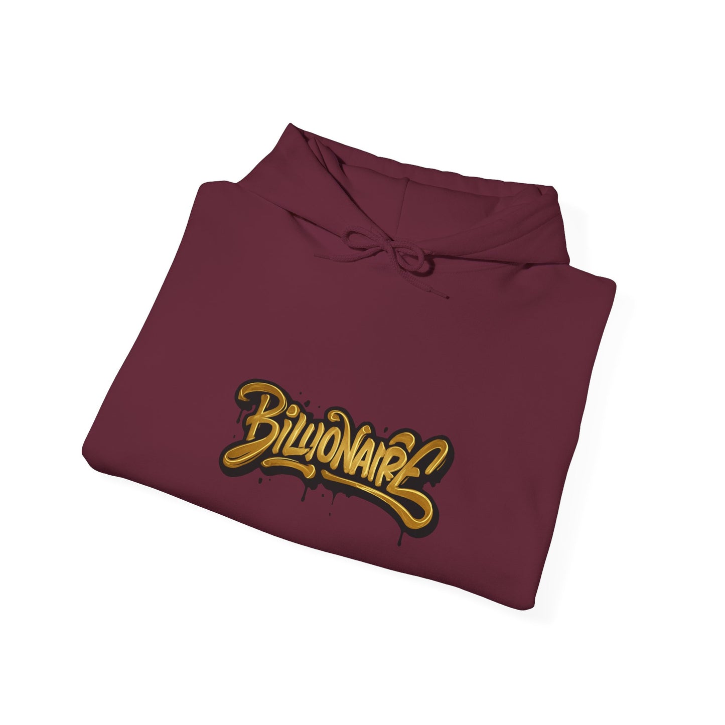 Billionaire Graffiti Hoodie - Urban Art Sweatshirt, Streetwear Fashion, Trendy Casual Wear.