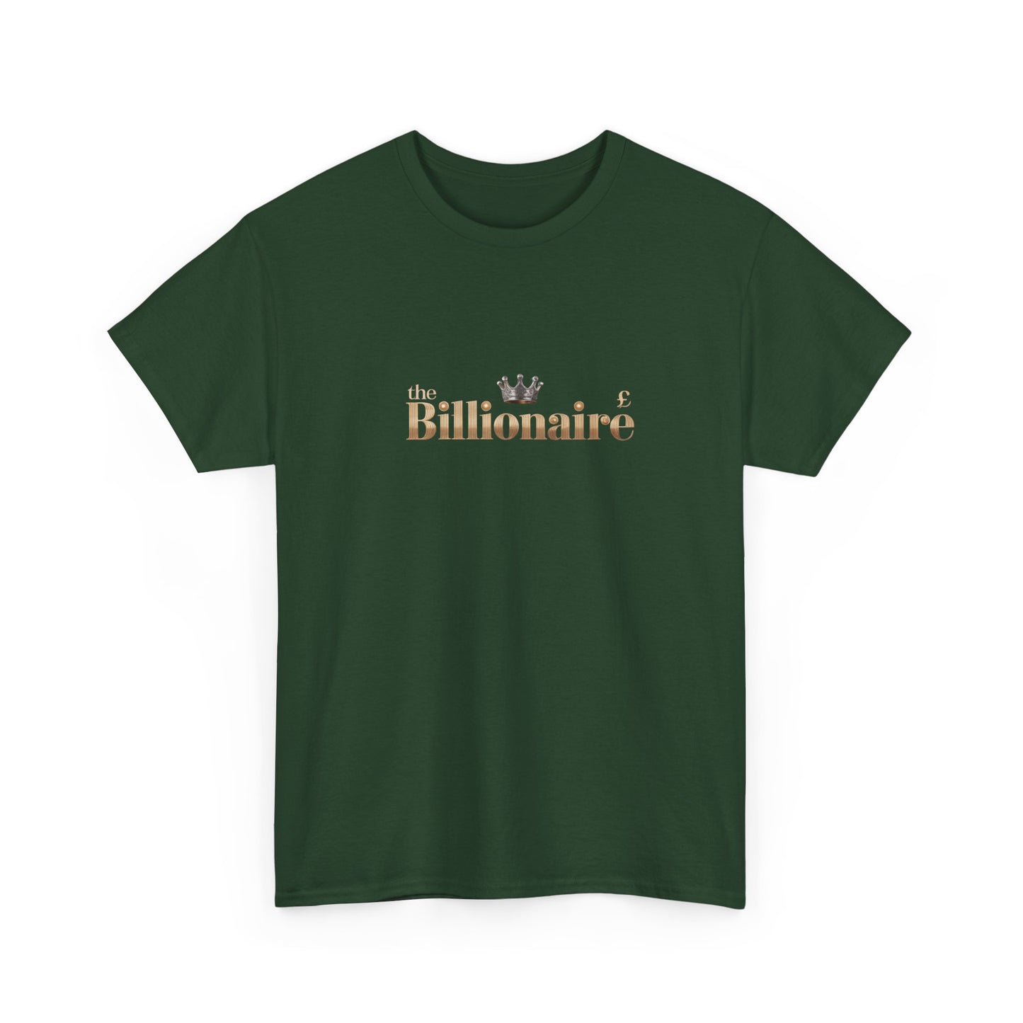 Billionaire Crown Tee | Unisex Cotton Shirt, Casual Wear, Gift for Entrepreneurs, Birthday Present, Fashion Staple