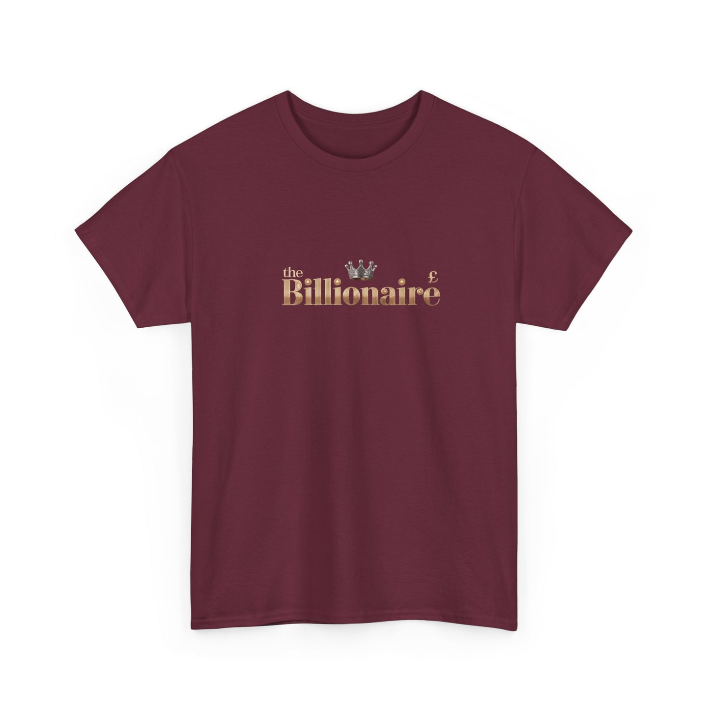 Billionaire Crown Tee | Unisex Cotton Shirt, Casual Wear, Gift for Entrepreneurs, Birthday Present, Fashion Staple