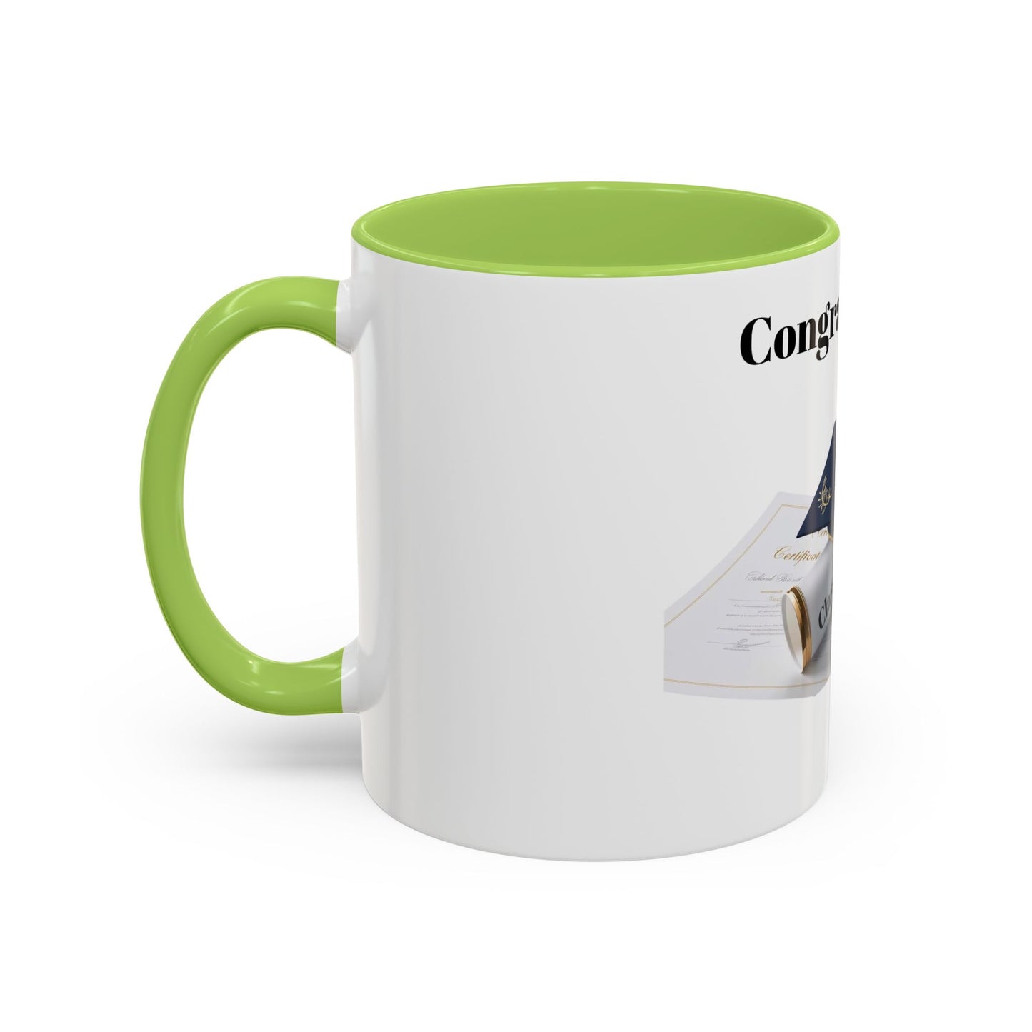 Accent Coffee Mug – Sip Bold. Live Loud.