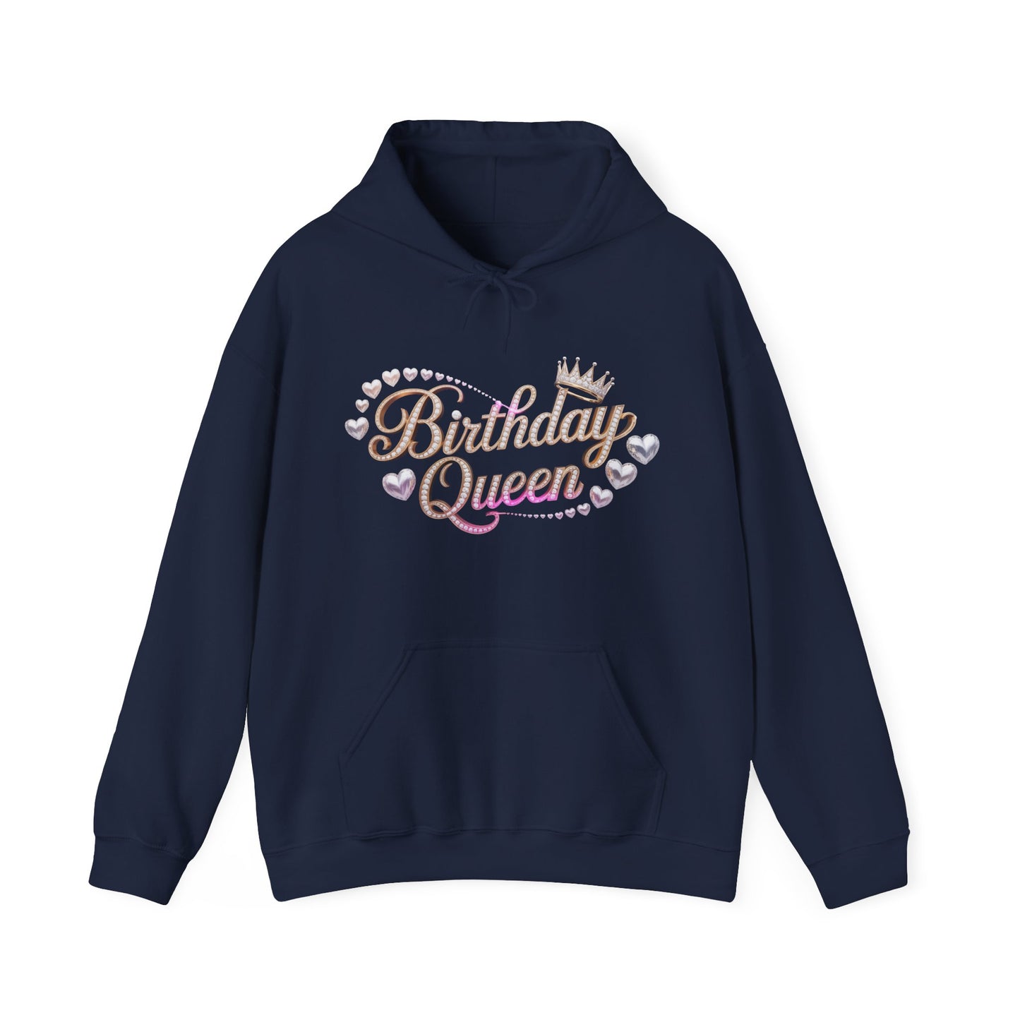 Birthday Queen Hoodie – Perfect for Birthdays, Celebration, Gift for Her, Fun & Cozy Fashion
