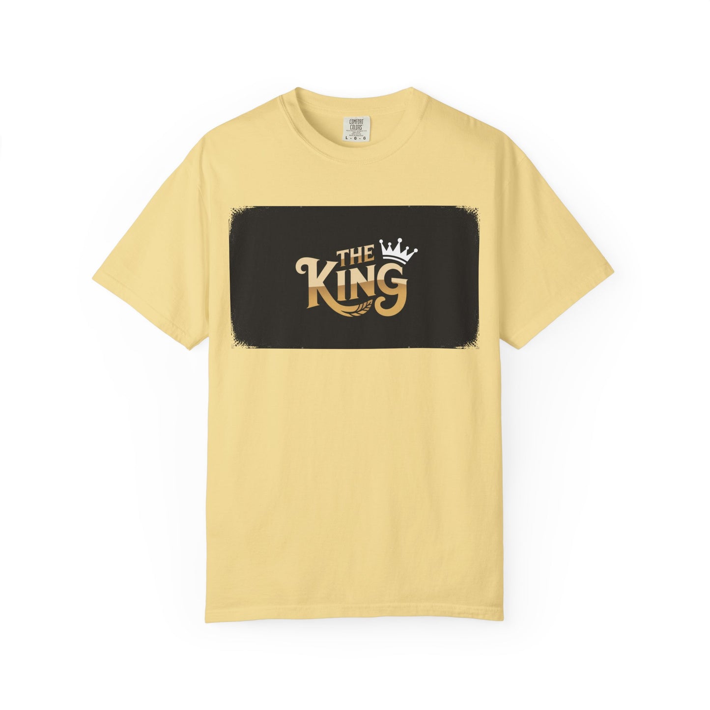 The King Garment-Dyed Unisex T-Shirt - Perfect for Father's Day, Birthdays, Casual Wear, Gifts for Him, Regal Style