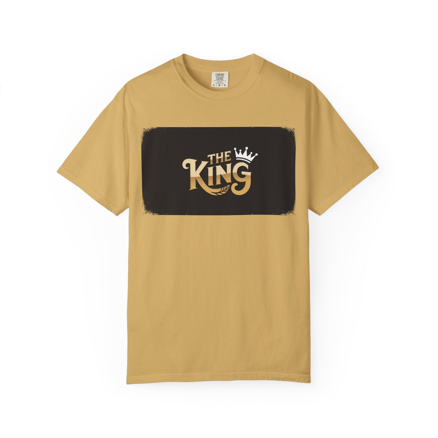 The King Garment-Dyed Unisex T-Shirt - Perfect for Father's Day, Birthdays, Casual Wear, Gifts for Him, Regal Style