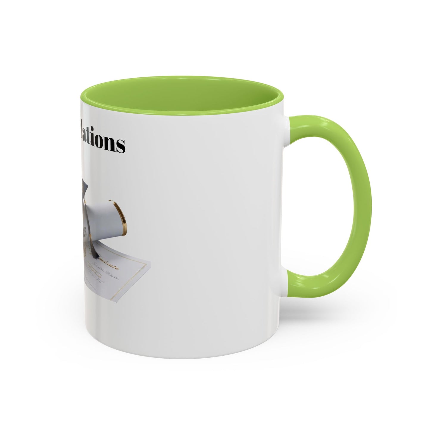 Accent Coffee Mug – Sip Bold. Live Loud.