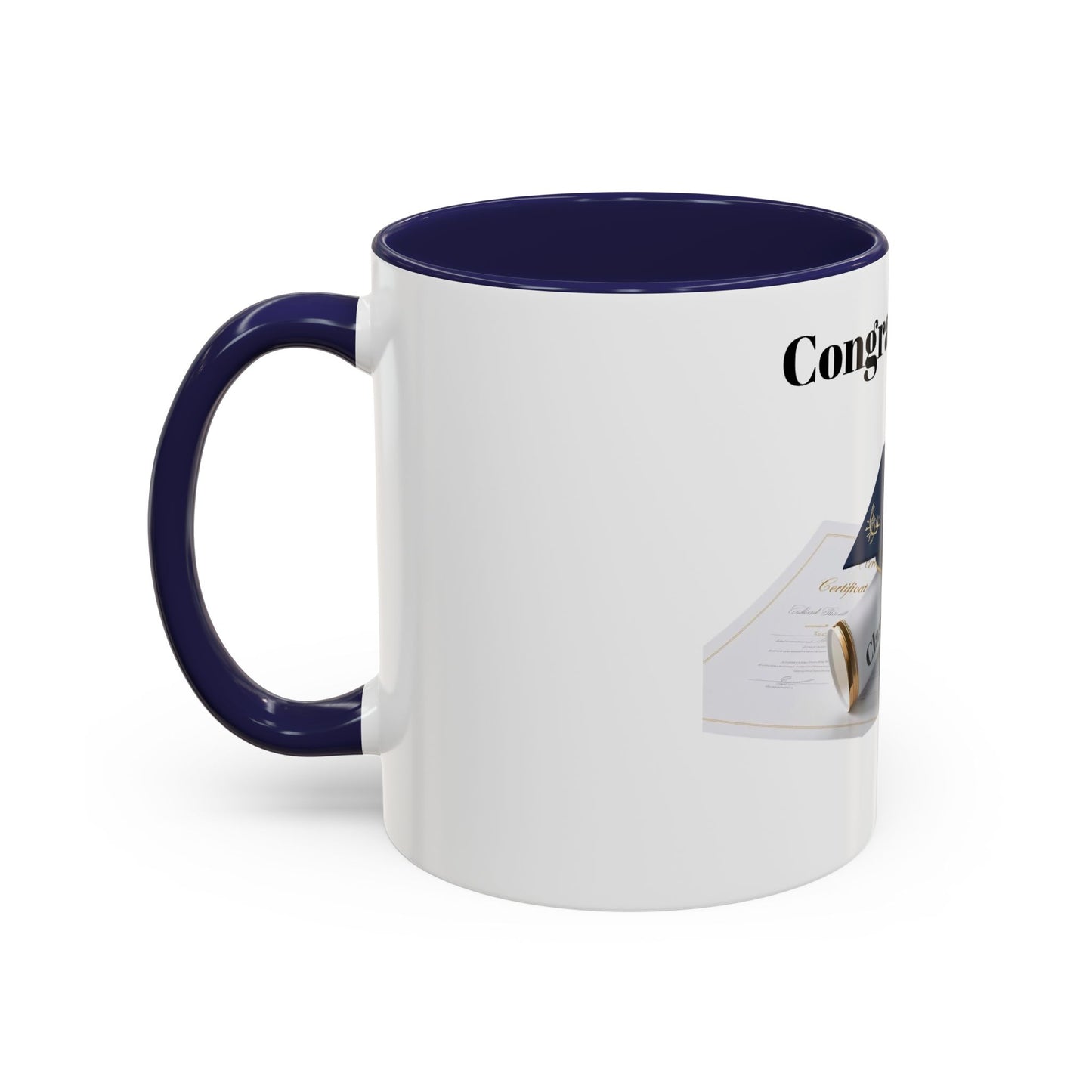 Accent Coffee Mug – Sip Bold. Live Loud.
