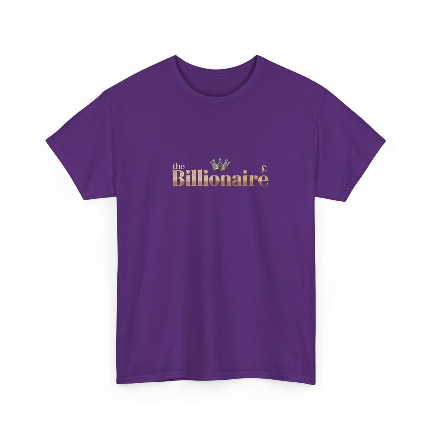 Billionaire Crown Tee | Unisex Cotton Shirt, Casual Wear, Gift for Entrepreneurs, Birthday Present, Fashion Staple