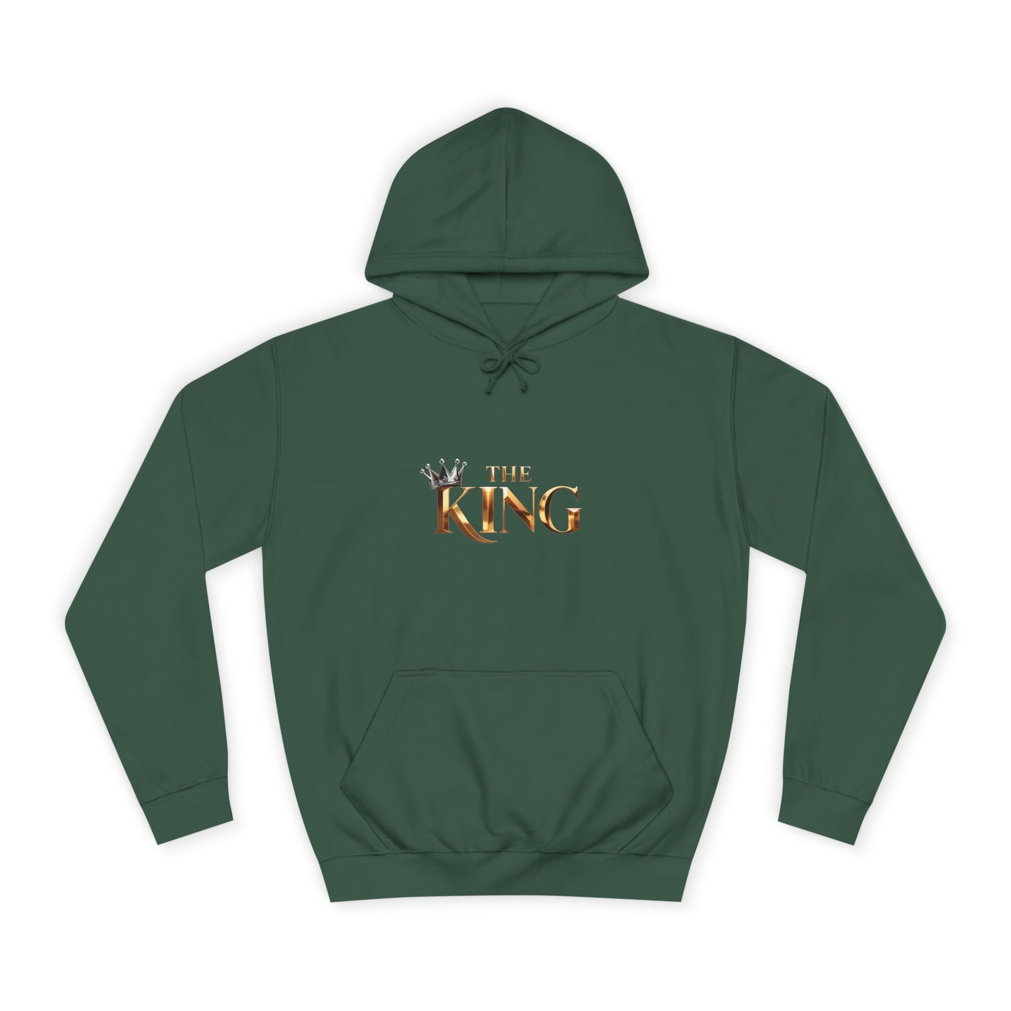Cool Unisex College Hoodie with 'King' Print, Perfect for Students, Gifts, Casual Wear, College Events, Street Style