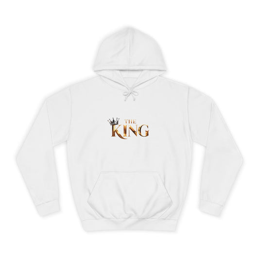 Cool Unisex College Hoodie with 'King' Print, Perfect for Students, Gifts, Casual Wear, College Events, Street Style