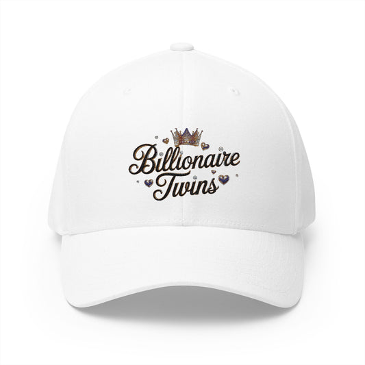 Billionaire Twins Embroidered Cap, Trendy Hat for Twins, Adjustable Closure, Gift for Siblings, Fashionable Accessory
