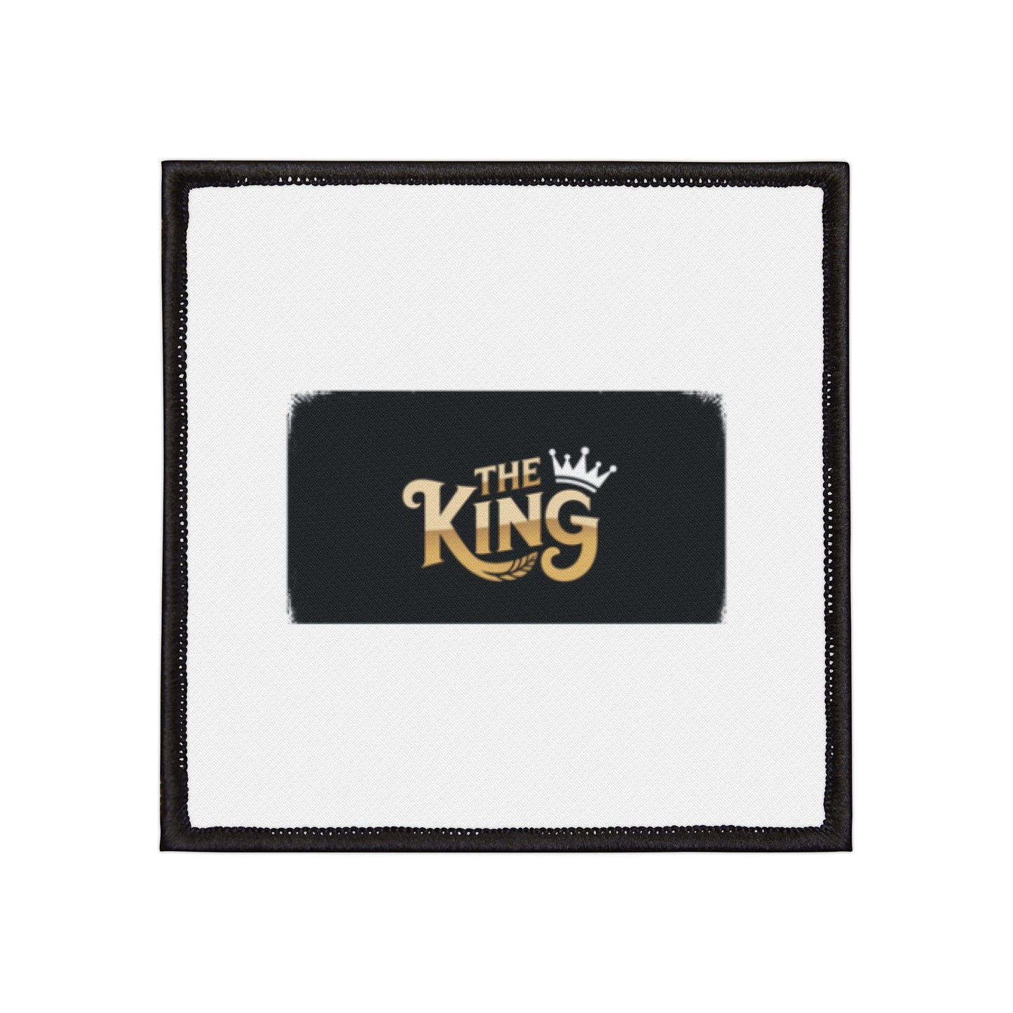 Iron-On Patches for Creative Customization, Denim Jacket Decor, The King Emblem, Fun Gift for Fashion Lovers, DIY Style Enhancement