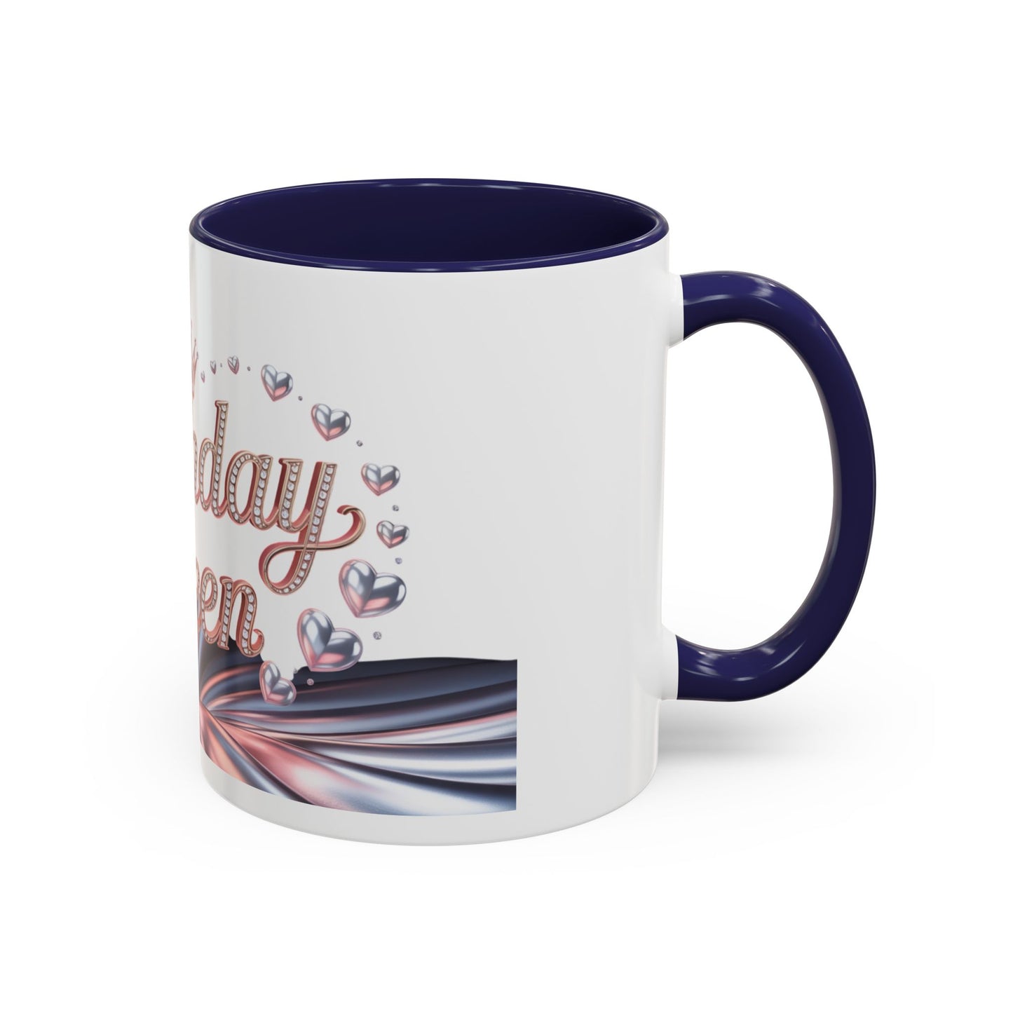 Birthday Queen Accent Mug | Unique Coffee Cup Gift for Her | Perfect for Birthday Celebration, Special Occasions, Tea Lovers, Gift Ideas
