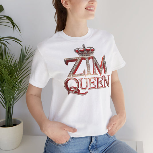 Zim Queen Graphic Tee, Trendy Unisex Shirt for Queens