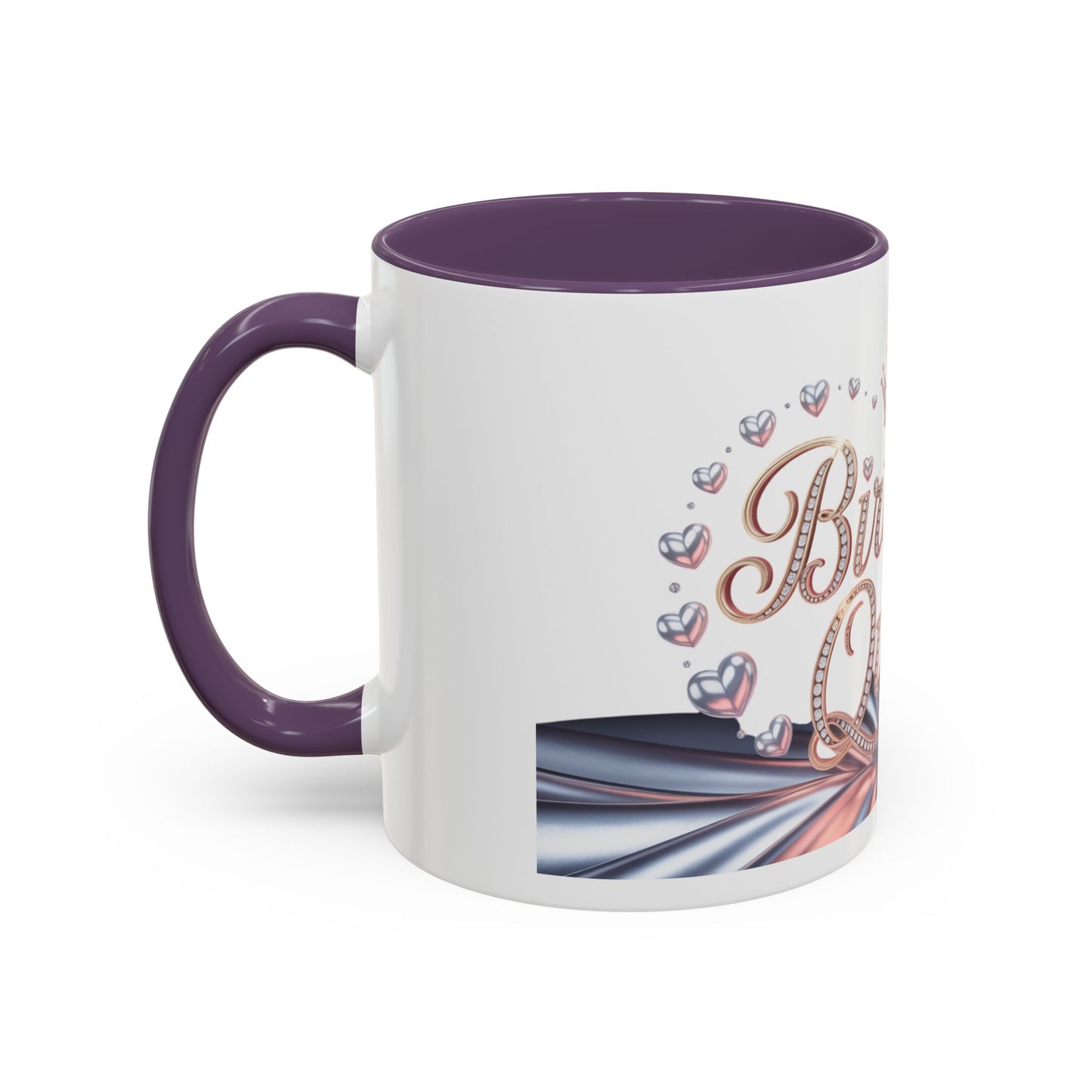 Birthday Queen Accent Mug | Unique Coffee Cup Gift for Her | Perfect for Birthday Celebration, Special Occasions, Tea Lovers, Gift Ideas
