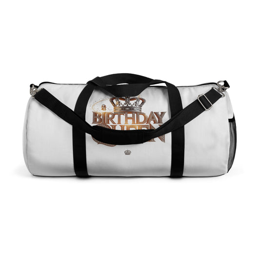 Birthday Queen Duffel Bag | Stylish Gym Tote, Travel Bag, Weekend Getaway