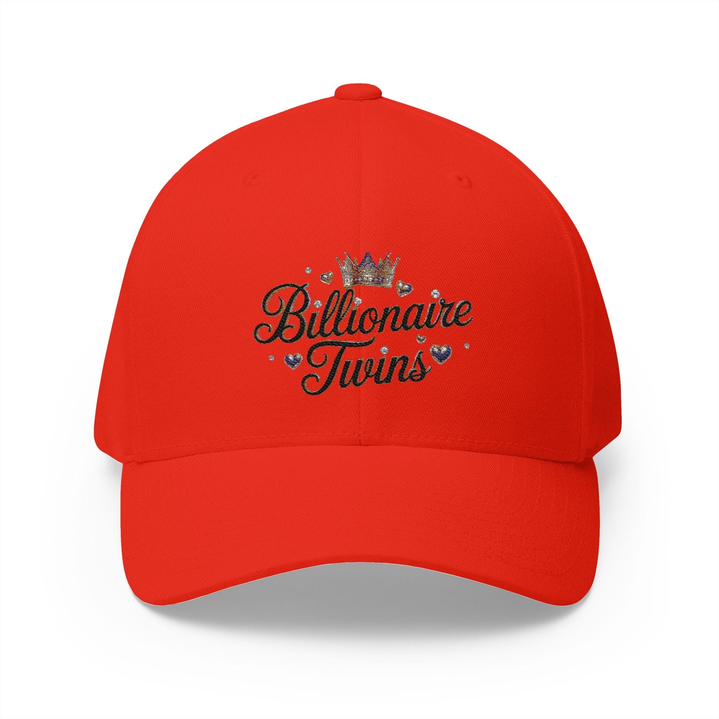 Billionaire Twins Embroidered Cap, Trendy Hat for Twins, Adjustable Closure, Gift for Siblings, Fashionable Accessory
