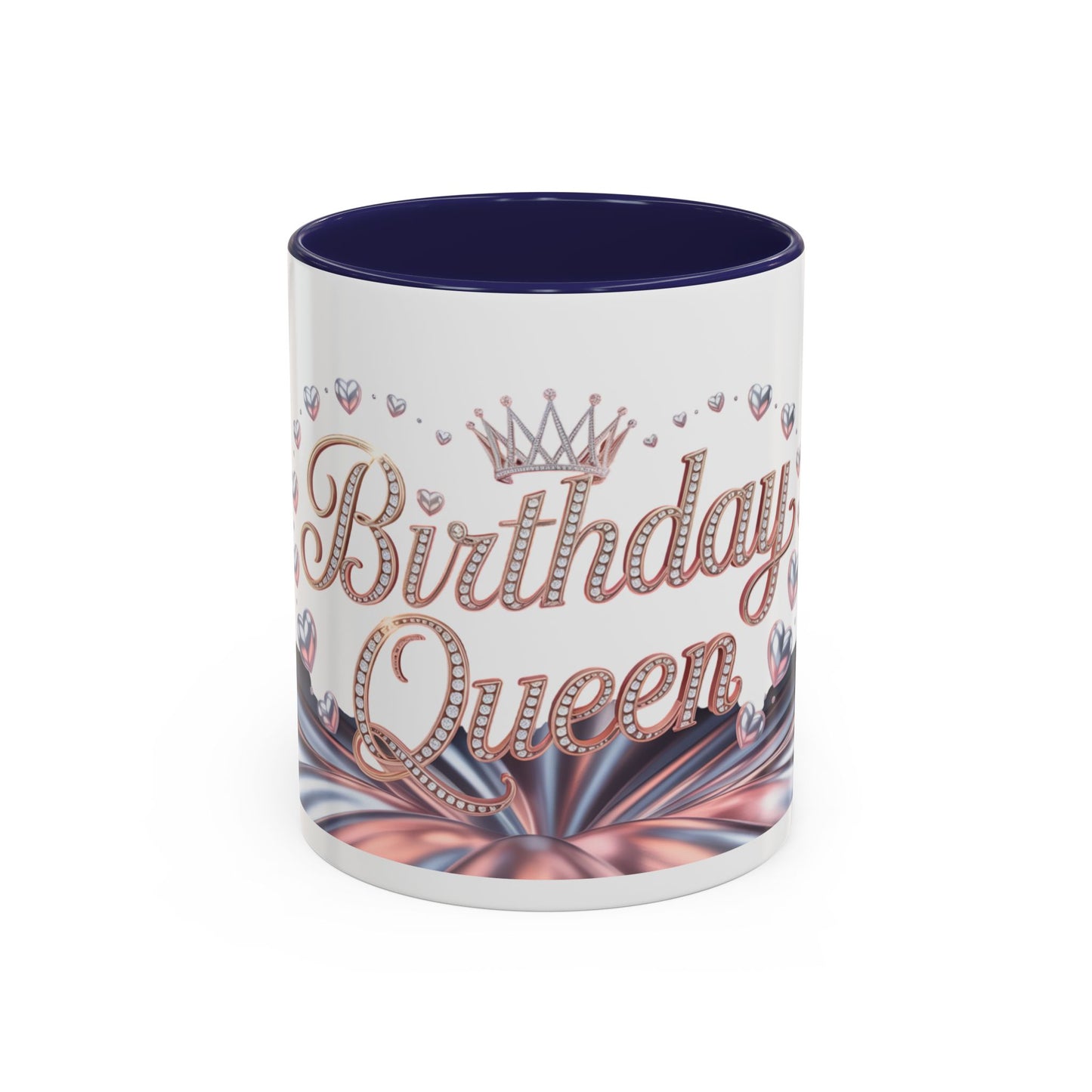 Birthday Queen Accent Mug | Unique Coffee Cup Gift for Her | Perfect for Birthday Celebration, Special Occasions, Tea Lovers, Gift Ideas