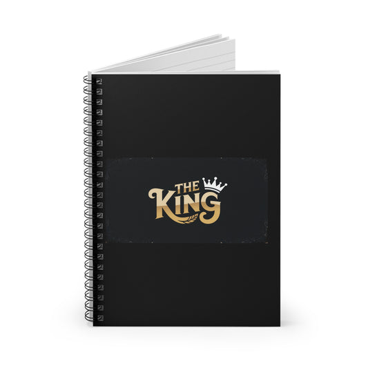 The King Ruled Spiral Notebook - Perfect for Journaling, School, Gifts, Note-Taking, and Creativity