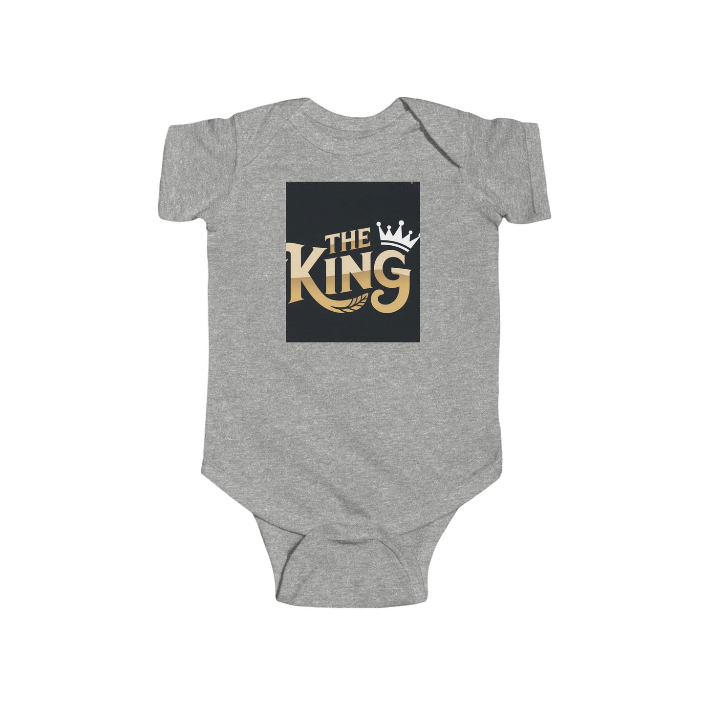 Infant Bodysuit - "The King" Newborn Outfit for Baby Boys, Cute Baby Gift, Birthday Gift, Baby Shower Present, Infant Clothing