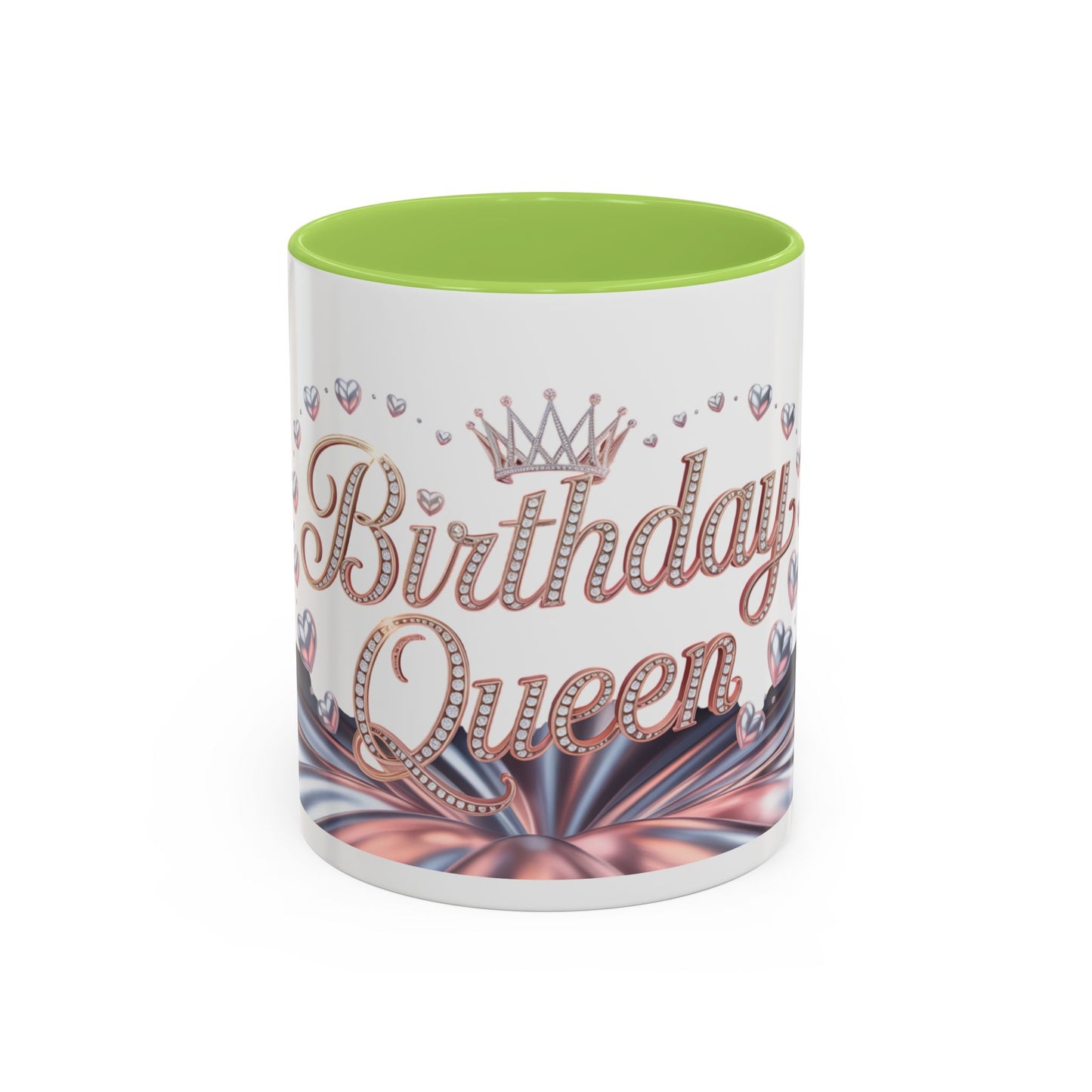 Birthday Queen Accent Mug | Unique Coffee Cup Gift for Her | Perfect for Birthday Celebration, Special Occasions, Tea Lovers, Gift Ideas