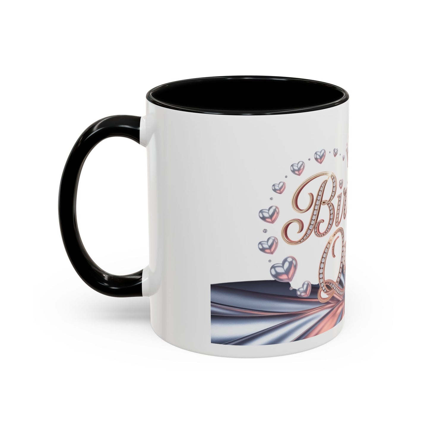 Birthday Queen Accent Mug | Unique Coffee Cup Gift for Her | Perfect for Birthday Celebration, Special Occasions, Tea Lovers, Gift Ideas