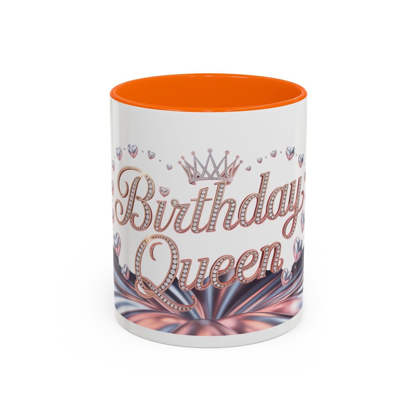 Birthday Queen Accent Mug | Unique Coffee Cup Gift for Her | Perfect for Birthday Celebration, Special Occasions, Tea Lovers, Gift Ideas