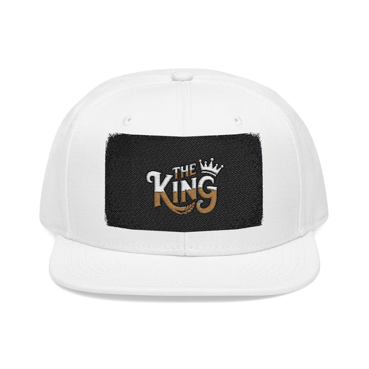 Embroidered Snapback Cap - The King | Cool Streetwear Hat, Stylish Gift for Him, Summer Accessory, Trendy Vintage Cap