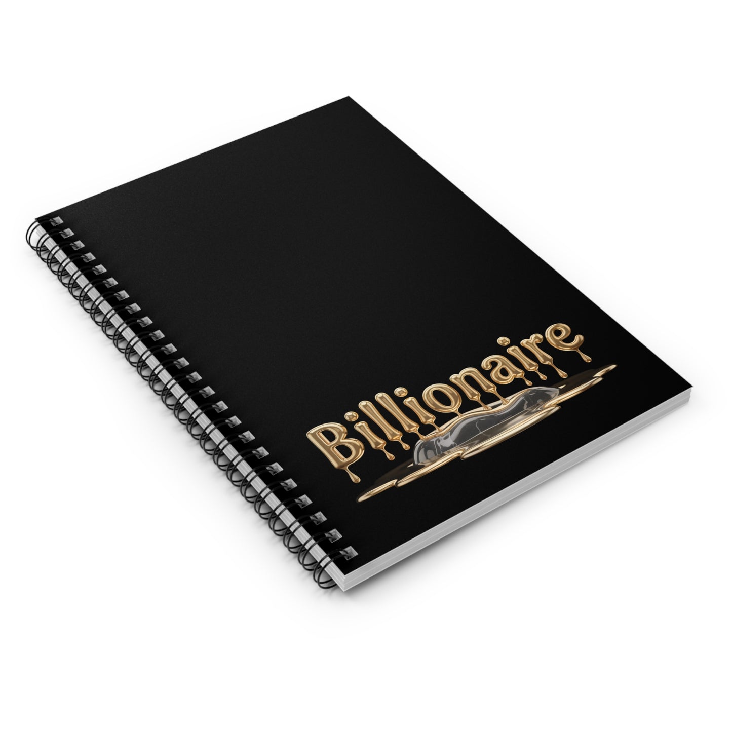 Billionaire Spiral Notebook - Perfect for Dreamers, Entrepreneurs, and Creative Minds, Ideal for Notetaking, Journaling, Gifts