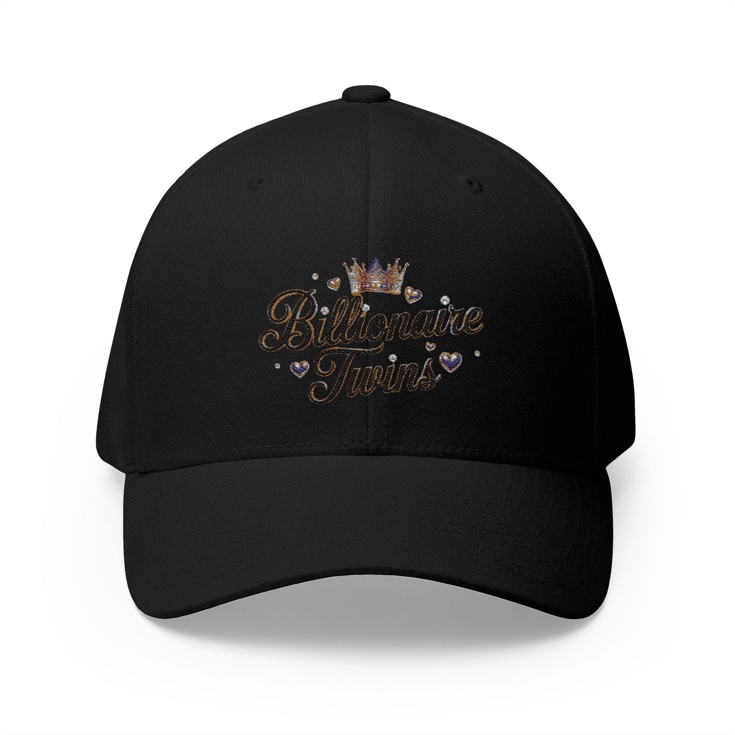 Billionaire Twins Embroidered Cap, Trendy Hat for Twins, Adjustable Closure, Gift for Siblings, Fashionable Accessory