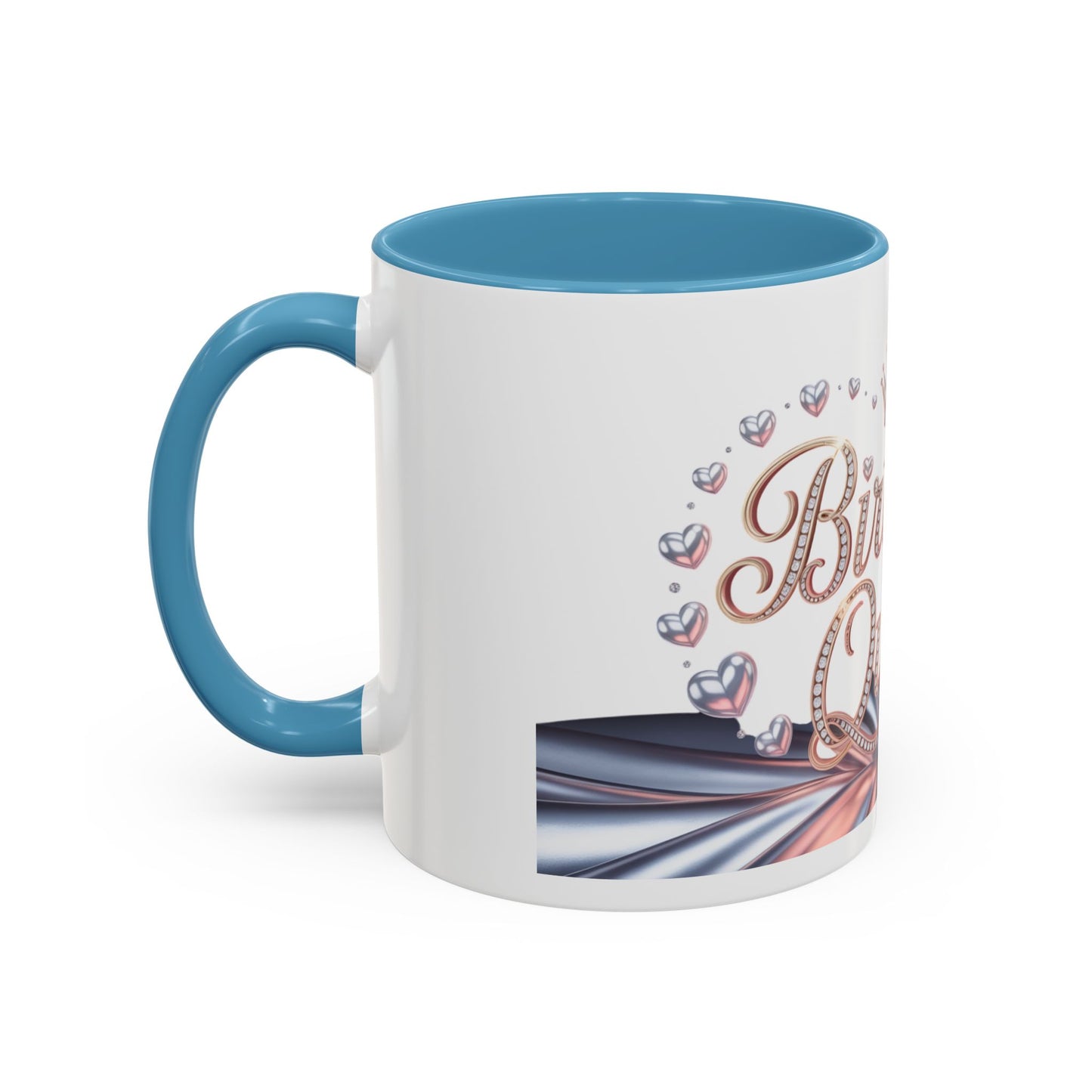 Birthday Queen Accent Mug | Unique Coffee Cup Gift for Her | Perfect for Birthday Celebration, Special Occasions, Tea Lovers, Gift Ideas