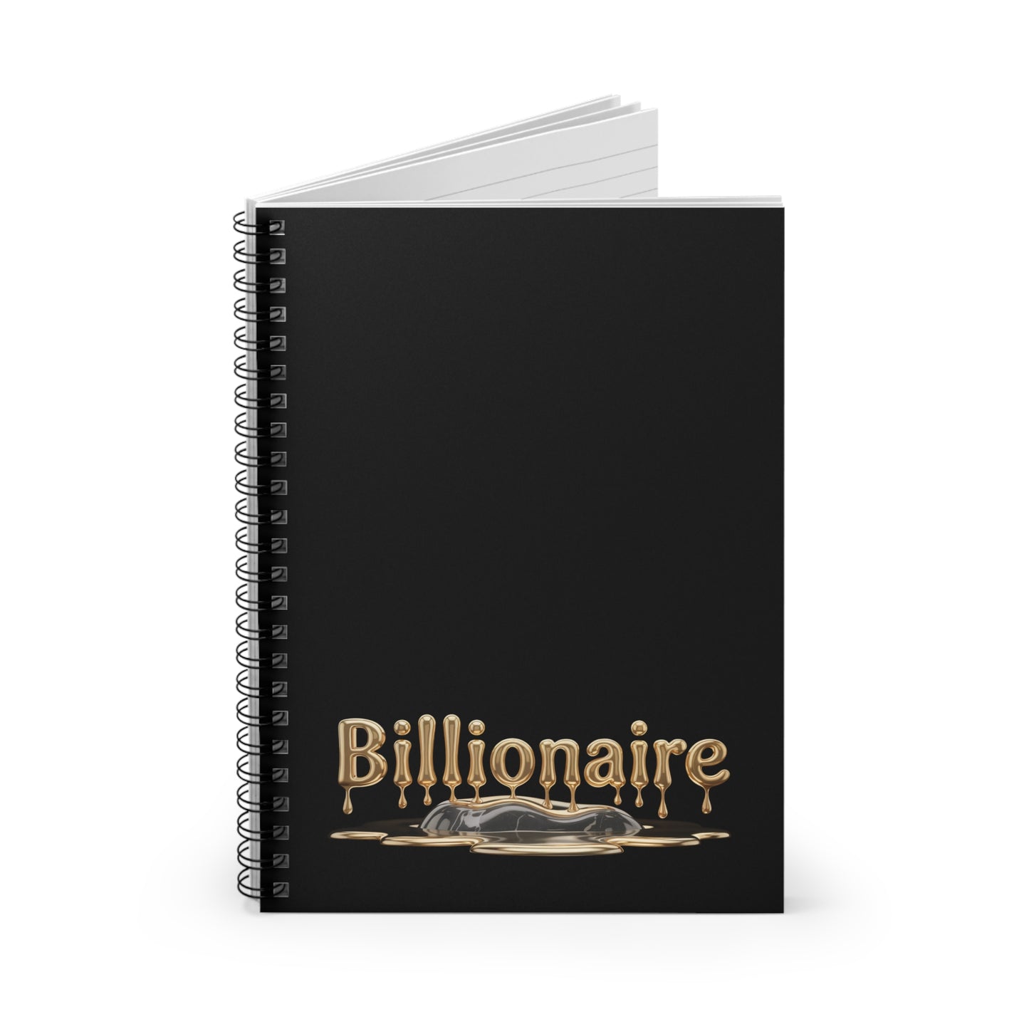 Billionaire Spiral Notebook - Perfect for Dreamers, Entrepreneurs, and Creative Minds, Ideal for Notetaking, Journaling, Gifts