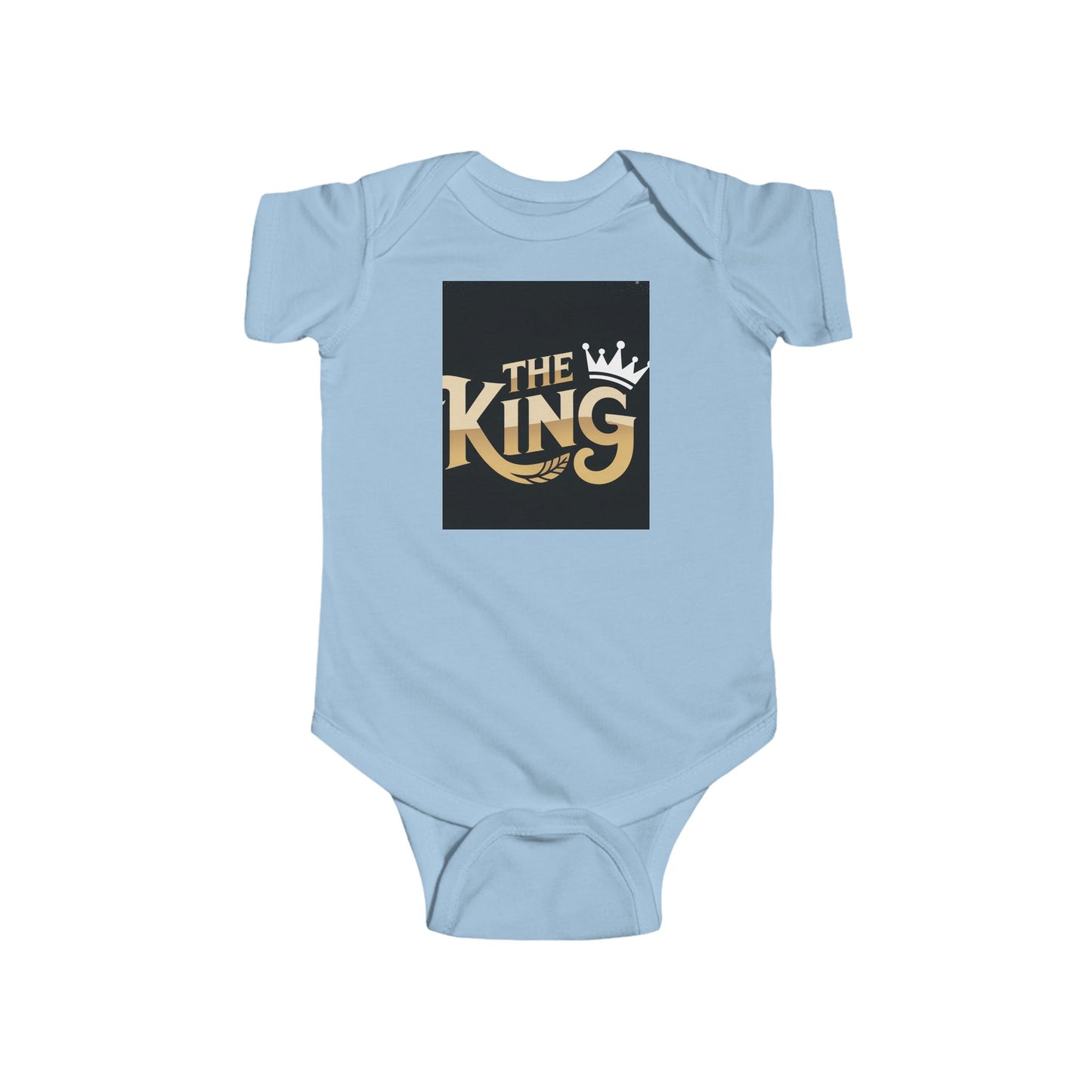 Infant Bodysuit - "The King" Newborn Outfit for Baby Boys, Cute Baby Gift, Birthday Gift, Baby Shower Present, Infant Clothing