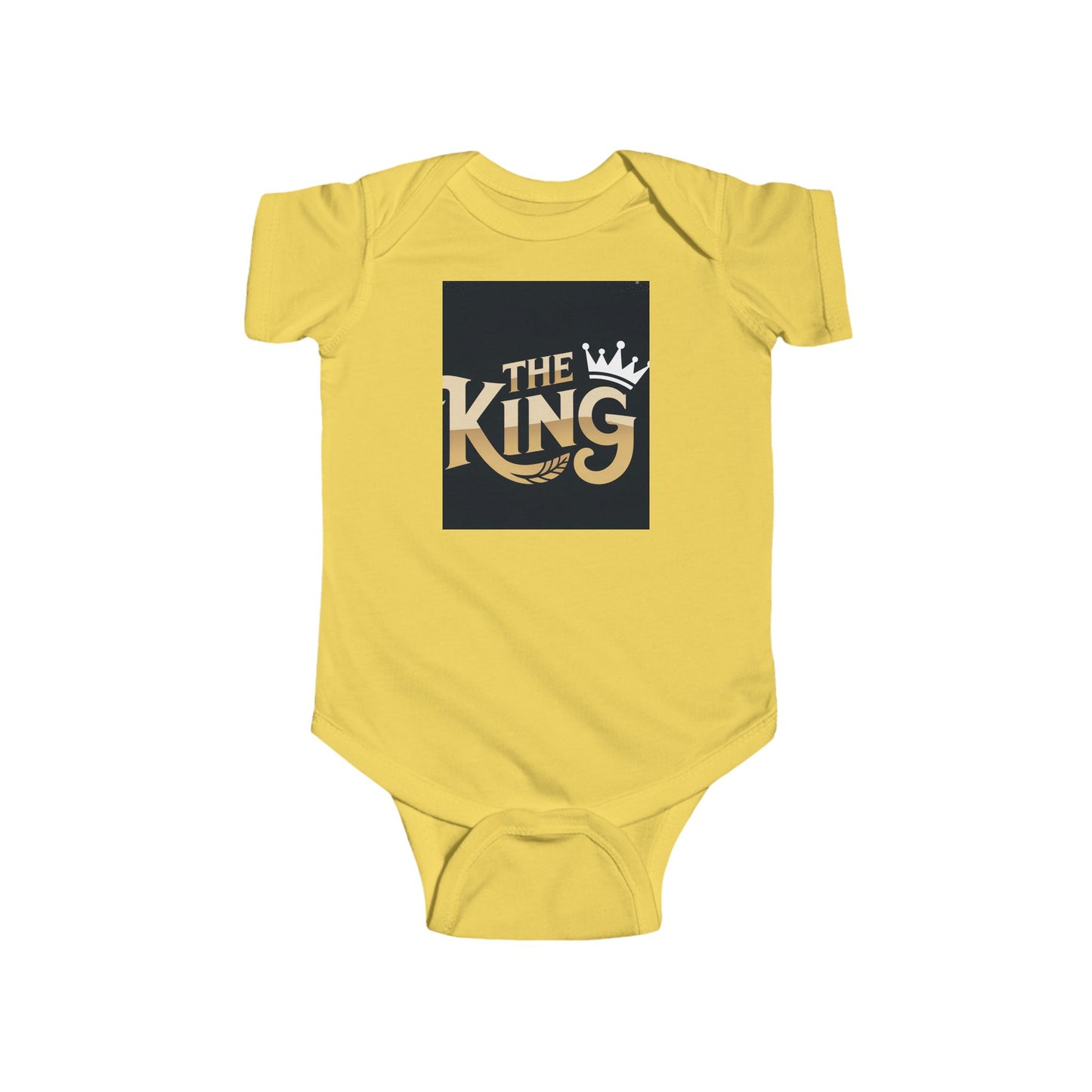 Infant Bodysuit - "The King" Newborn Outfit for Baby Boys, Cute Baby Gift, Birthday Gift, Baby Shower Present, Infant Clothing