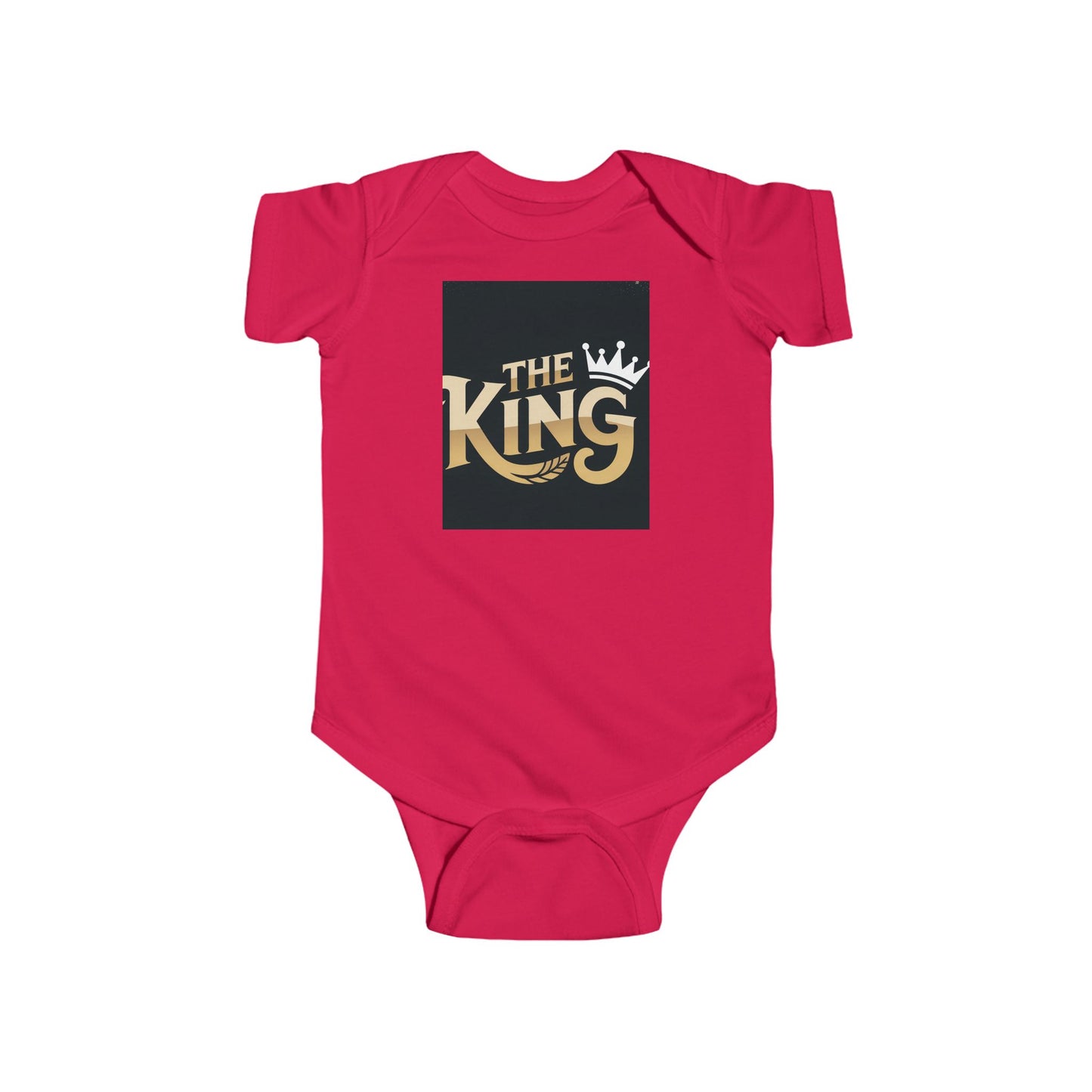 Infant Bodysuit - "The King" Newborn Outfit for Baby Boys, Cute Baby Gift, Birthday Gift, Baby Shower Present, Infant Clothing