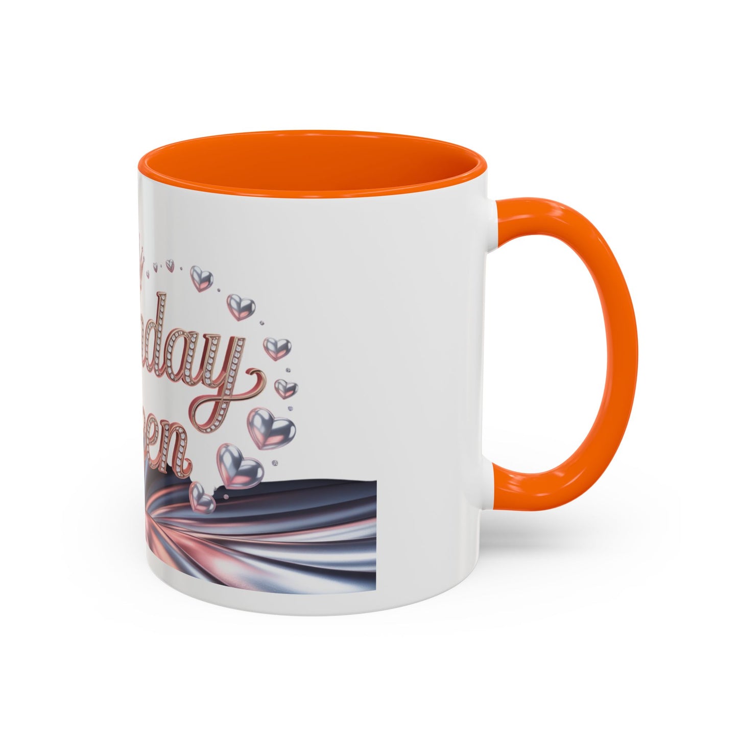 Birthday Queen Accent Mug | Unique Coffee Cup Gift for Her | Perfect for Birthday Celebration, Special Occasions, Tea Lovers, Gift Ideas