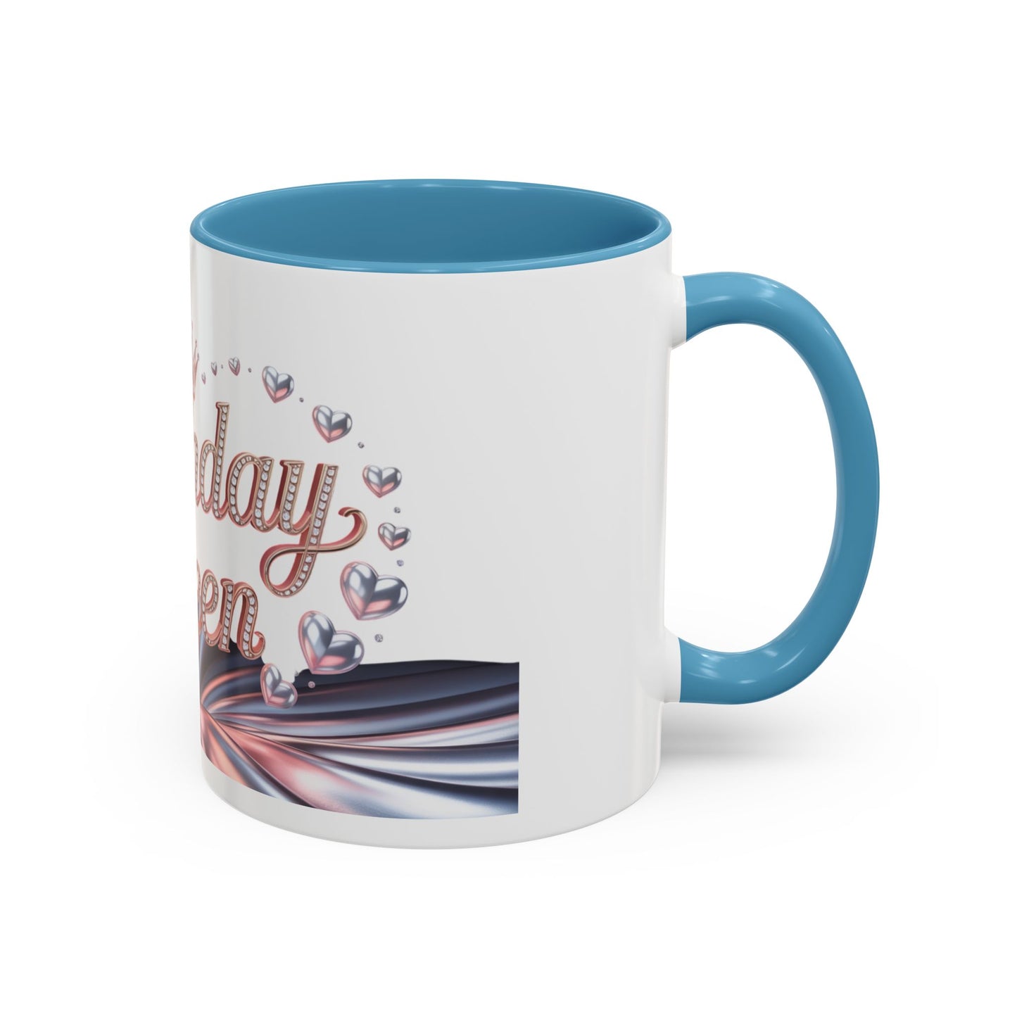 Birthday Queen Accent Mug | Unique Coffee Cup Gift for Her | Perfect for Birthday Celebration, Special Occasions, Tea Lovers, Gift Ideas