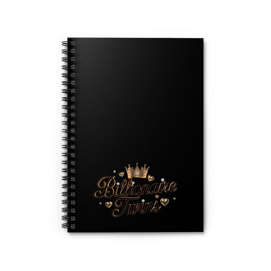 Billionaire Twins Spiral Notebook - Stylish Note-Taking, Perfect for Twins, Gifts, Journals, School Supplies, Creative Writing, Birthday
