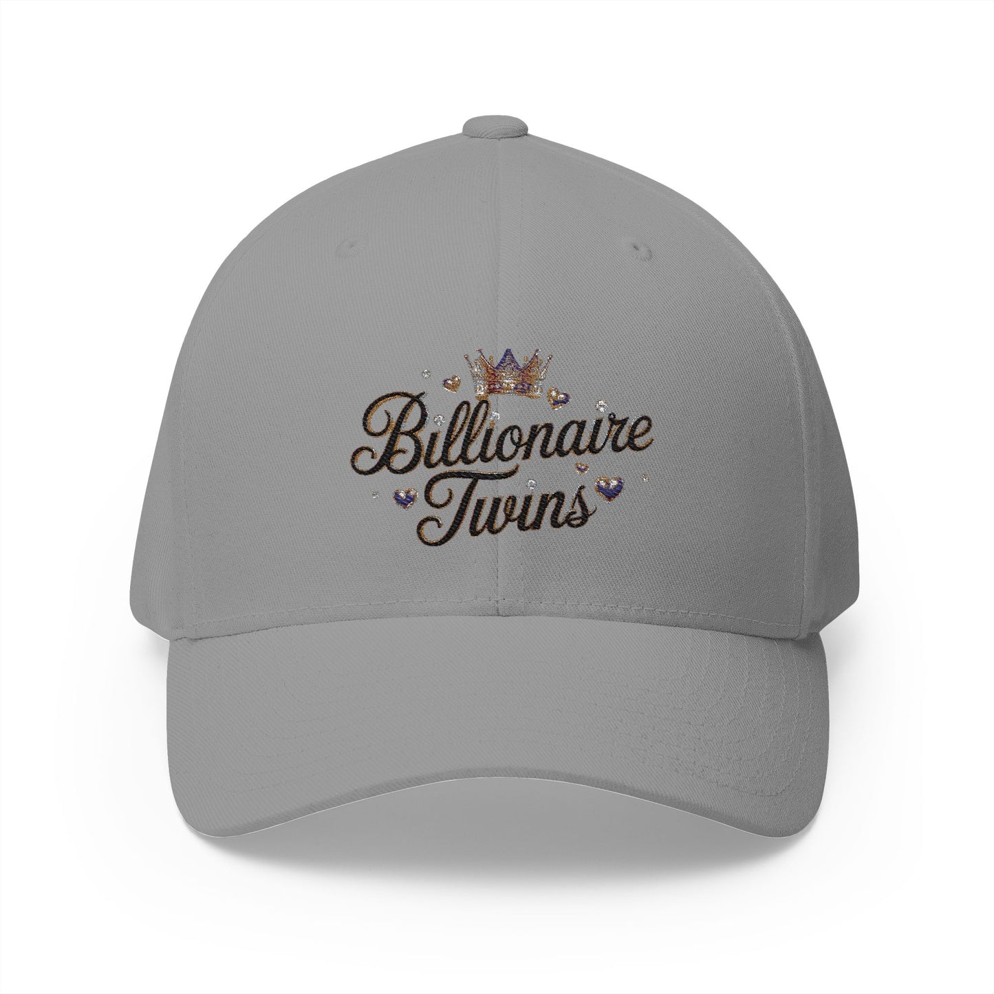Billionaire Twins Embroidered Cap, Trendy Hat for Twins, Adjustable Closure, Gift for Siblings, Fashionable Accessory