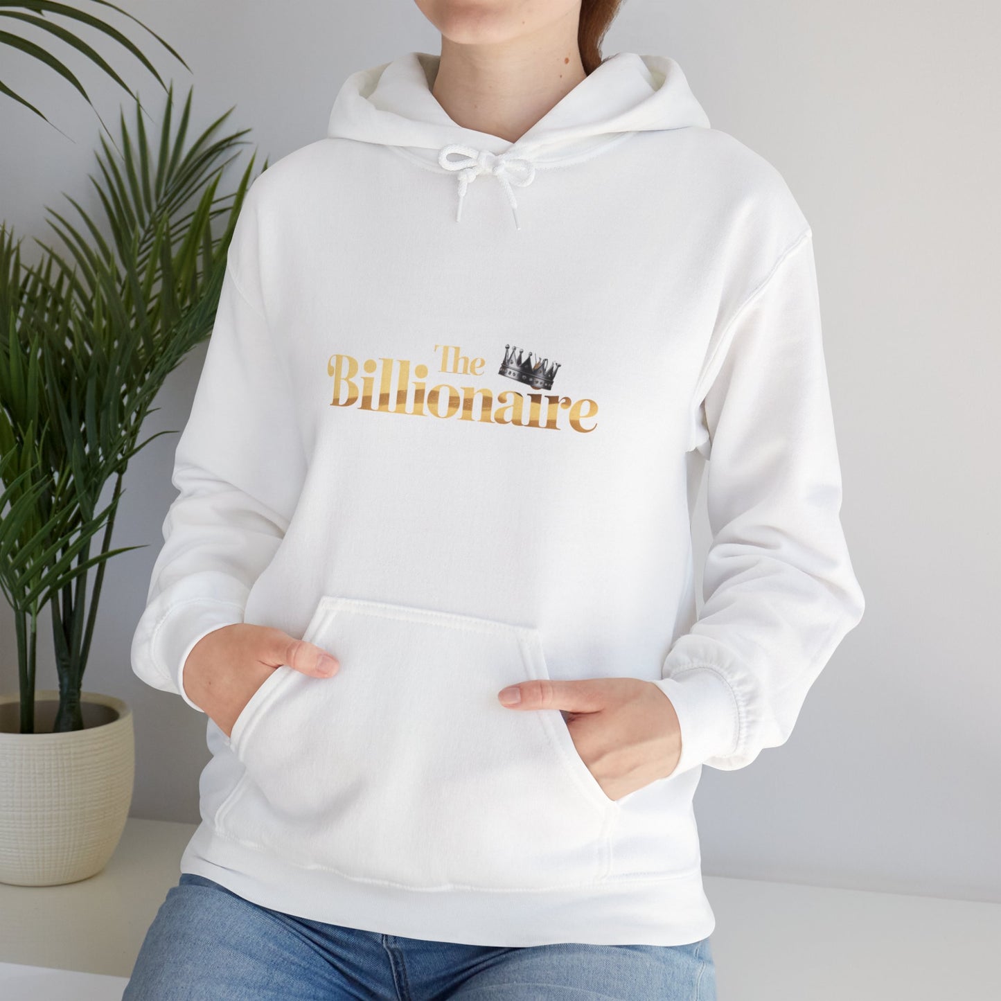 Billionaire Crown Hoodie, Unisex Sweatshirt, Cozy Layering, Perfect Gift for Entrepreneurs, Casual Wear, Birthday Gift, Trendy Fashion