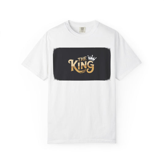 The King Garment-Dyed Unisex T-Shirt - Perfect for Father's Day, Birthdays, Casual Wear, Gifts for Him, Regal Style