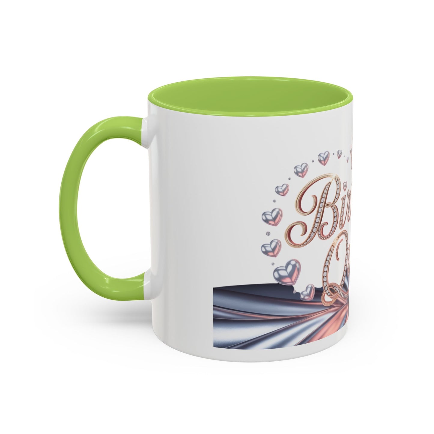 Birthday Queen Accent Mug | Unique Coffee Cup Gift for Her | Perfect for Birthday Celebration, Special Occasions, Tea Lovers, Gift Ideas